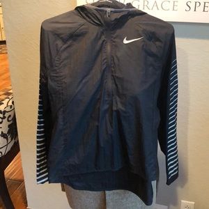 Nike half-zip hooded windbreaker